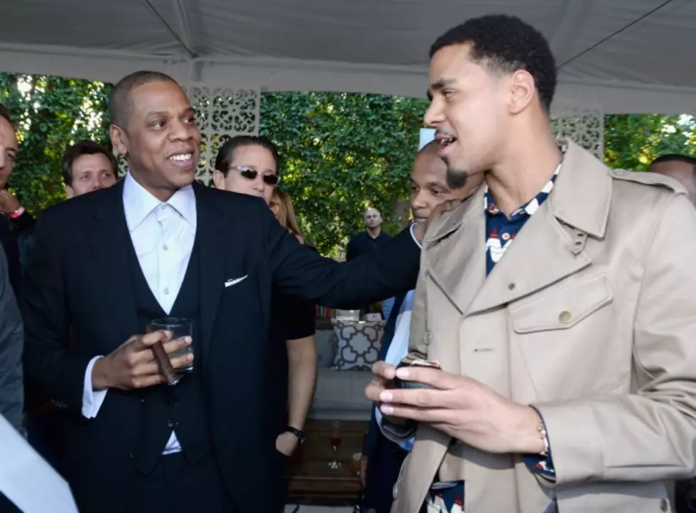 Jay Z Gives J Cole His Original Roc-A-Fella Chain at Madison Square Garden [VIDEO]