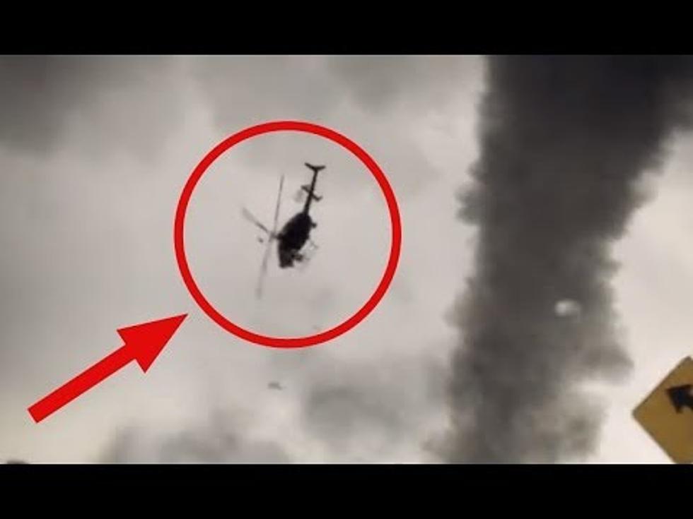 Is This Video of a Helicopter Being Sucked Into a Tornado Real or Fake? [VIDEO]