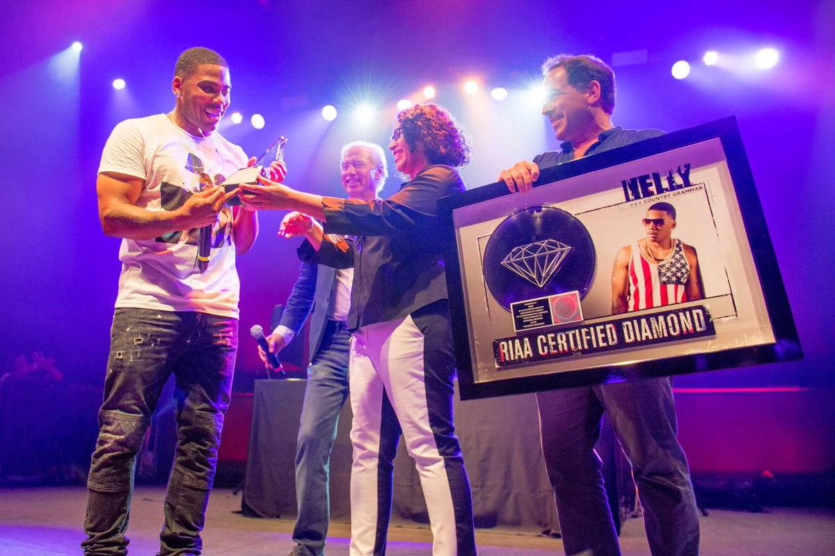Nelly has a reason to celebrate, his 2000 album Country Grammar is now cert...