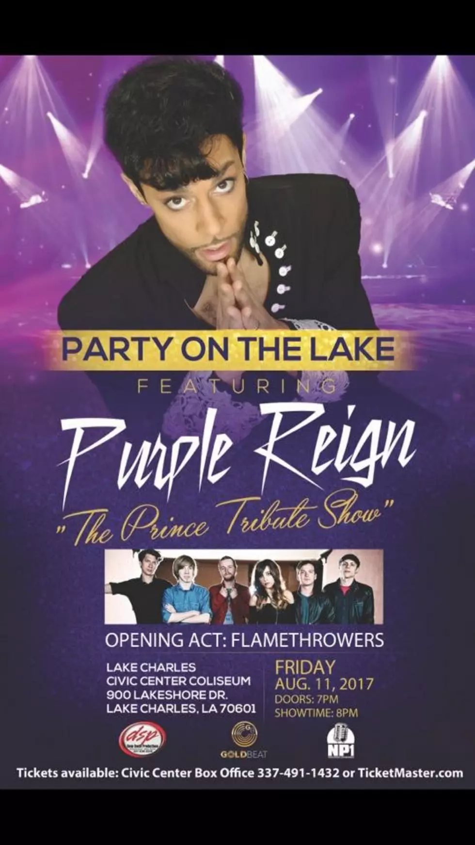 Join Us At The Lake Charles Civic Center Tomorrow And Purchase Purple Reign Tickets [PHOTO]