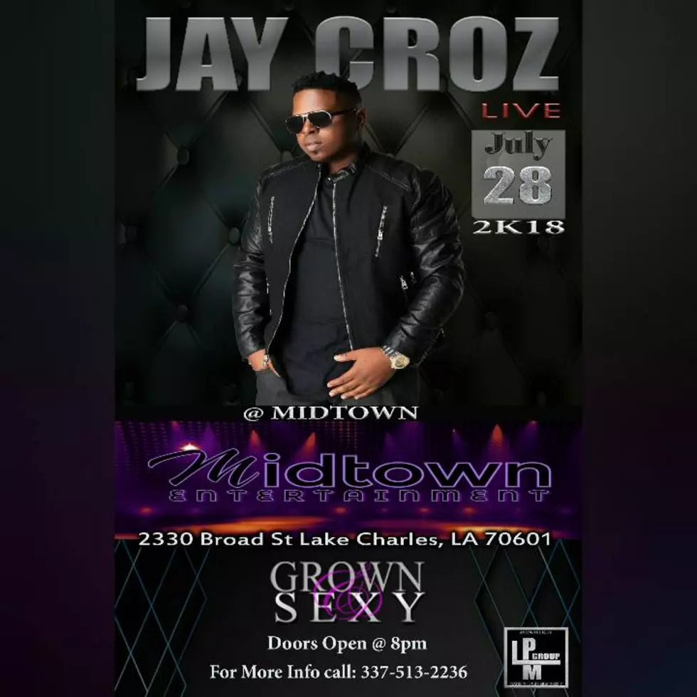 Jay Croz Comes To Midtown Entertainment July 28th