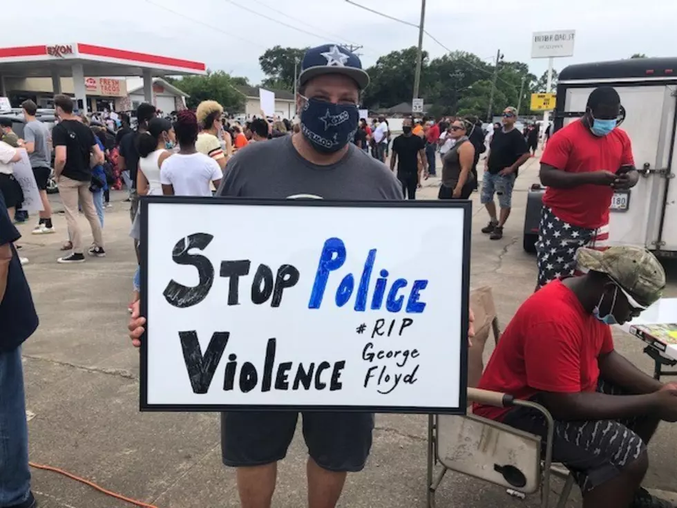 Peaceful Protest in Lake Charles Was a Success