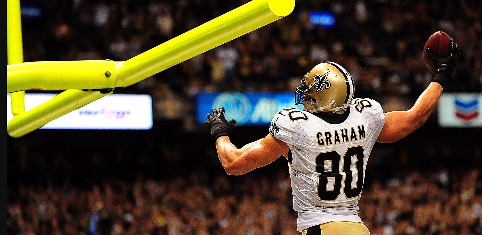 New Orleans Saints Jimmy Graham Black Elite Jersey