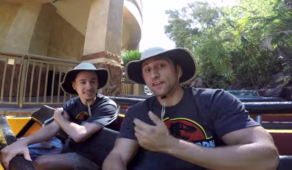 Best Friends Ride The ‘Jurassic Park’ Ride For Twelve Hours Straight [VIDEO]