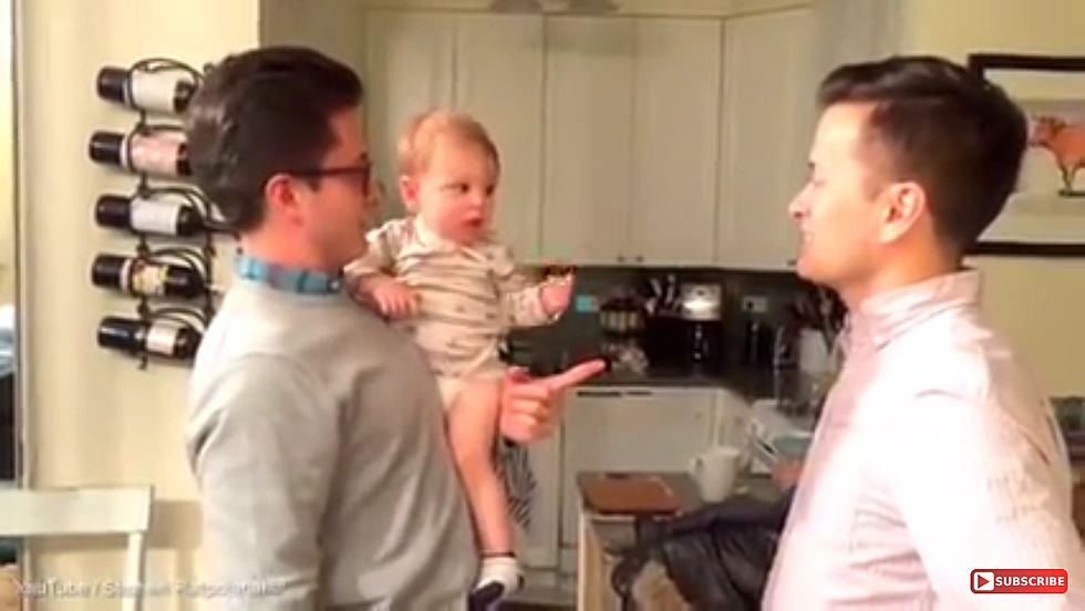 This Baby is Confused by His Dad’s Twin Brother and it’s Adorable [VIDEO]