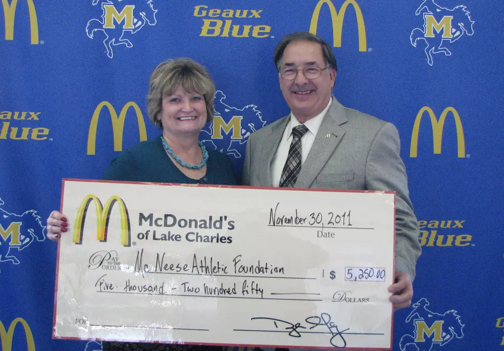 McDonald’s Of SWLA Raises Over 5K For McNeese Athletics