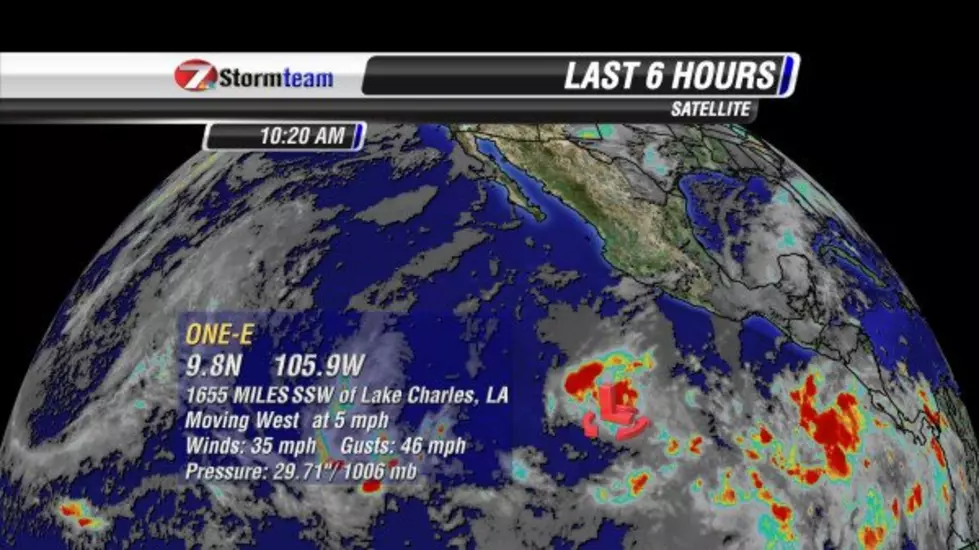 First Tropical Depression Of The Year Forms In The Pacific