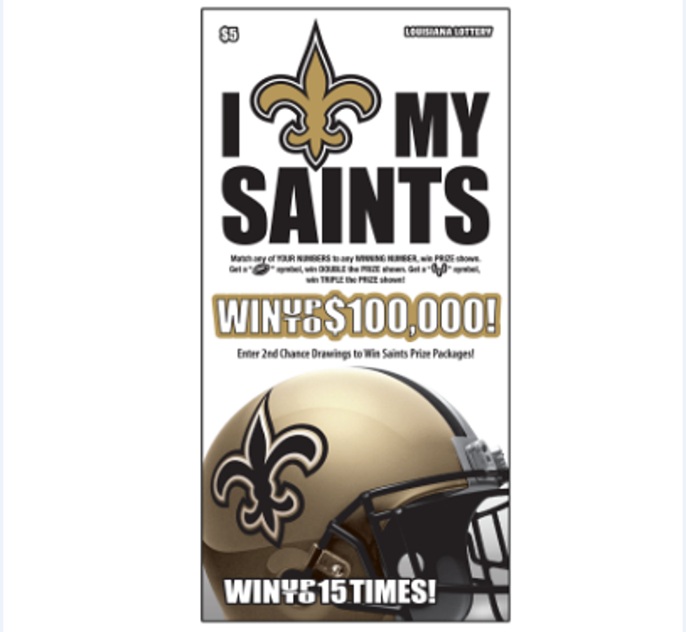 Louisiana Lottery Launches &#8220;I Love My Saints&#8221; Scratch Offs