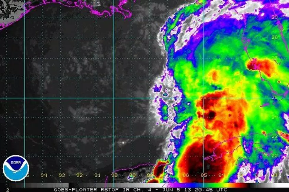 Tropical Storm Forms in Gulf