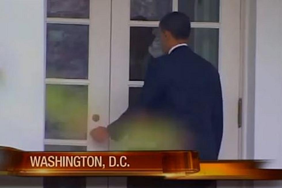 President Obama Gets Locked Out of White House [VIDEO]