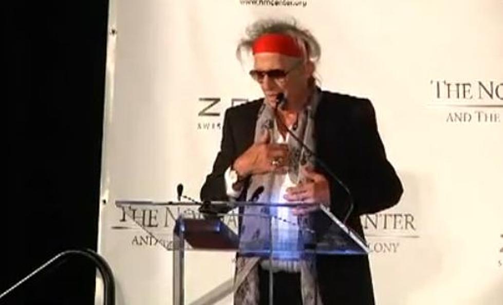 Keith Richard’s Acceptance Speech After Receiving The Norman Mailer Award [Video]