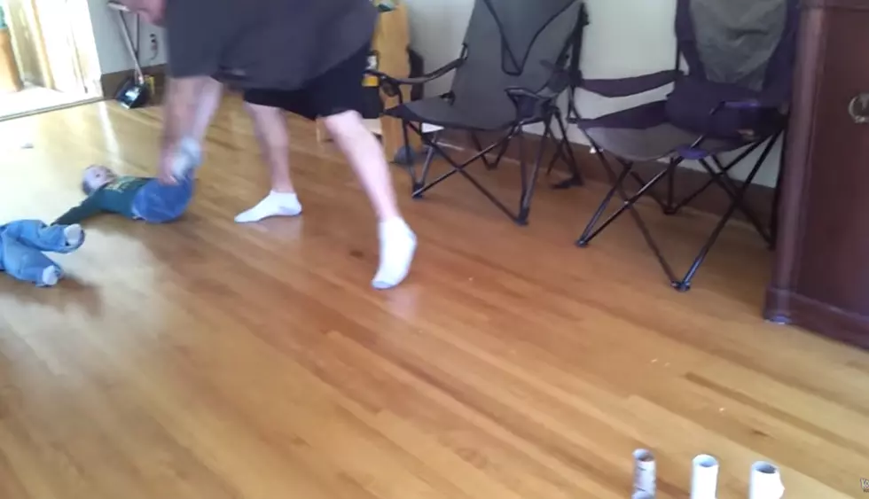 DIY Bowling Using Kids [VIDEO]