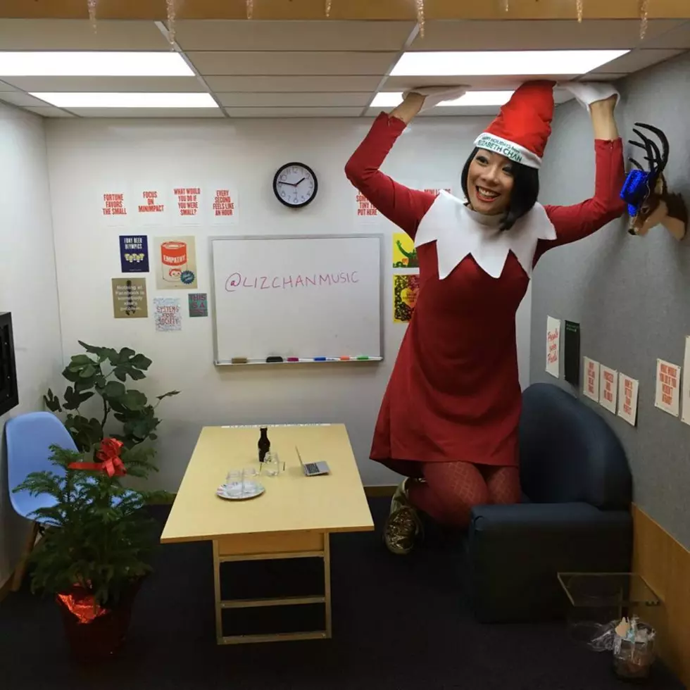 Elizabeth Chan Introduces Rueben, The Red Nosed Squirrel, Is He Guiding Santa This Year