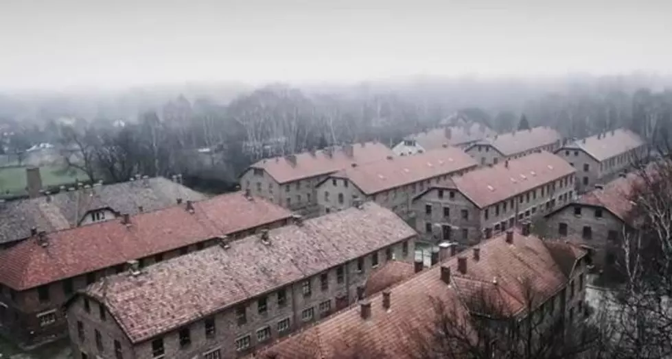 A Military Drone Flew Over Auschwitz, What You Will See Is Haunting