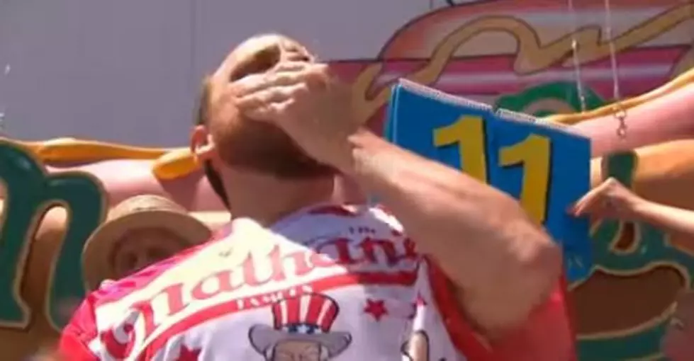 Holy Cow! Watch Eating Champion Joey Chestnut Eat 70 Hot Dogs In Ten Minutes