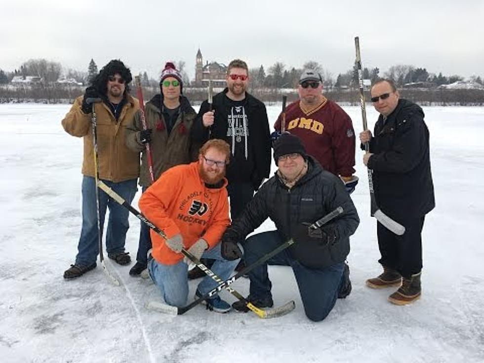 Station Crew Gets Opportunity To Play On The Lake Superior Ice Festival Rink [Video]