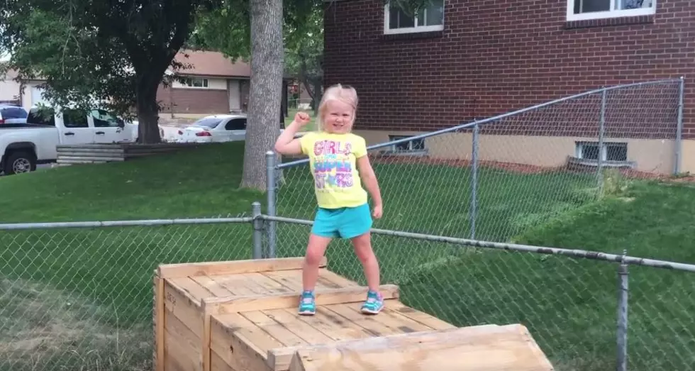 This Girl’s Dad Made A Ninja Warrior Obstacle Course Just For Her