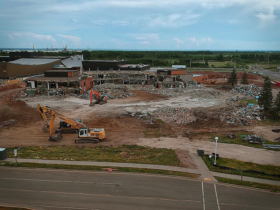 Take A Look Drone Footage Of The Superior High School Demolition