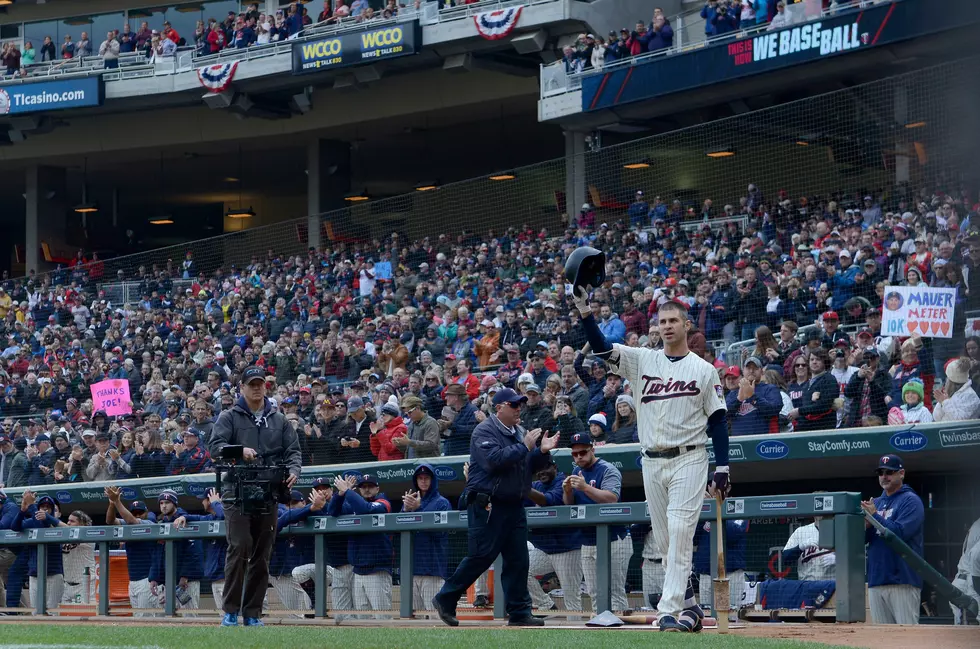 Is Joe Mauer Retiring? Catches One Pitch
