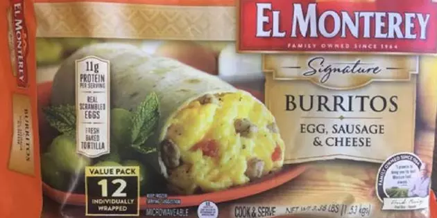 El Monterey Frozen Breakfast Burritos Recalled