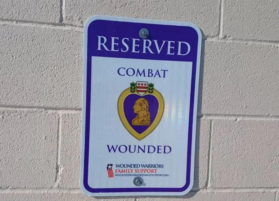 Somebody Stole Townsquare Media’s Wounded Warrior Parking Sign