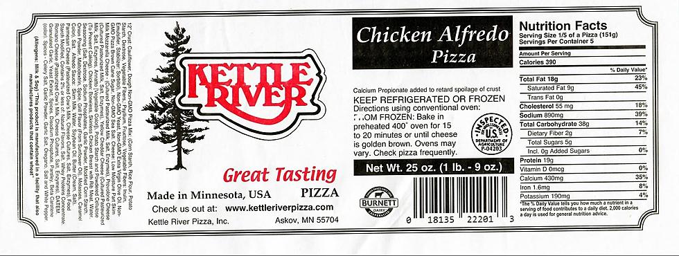 Kettle River Frozen Pizza Recall Affects Minnesota + Wisconsin