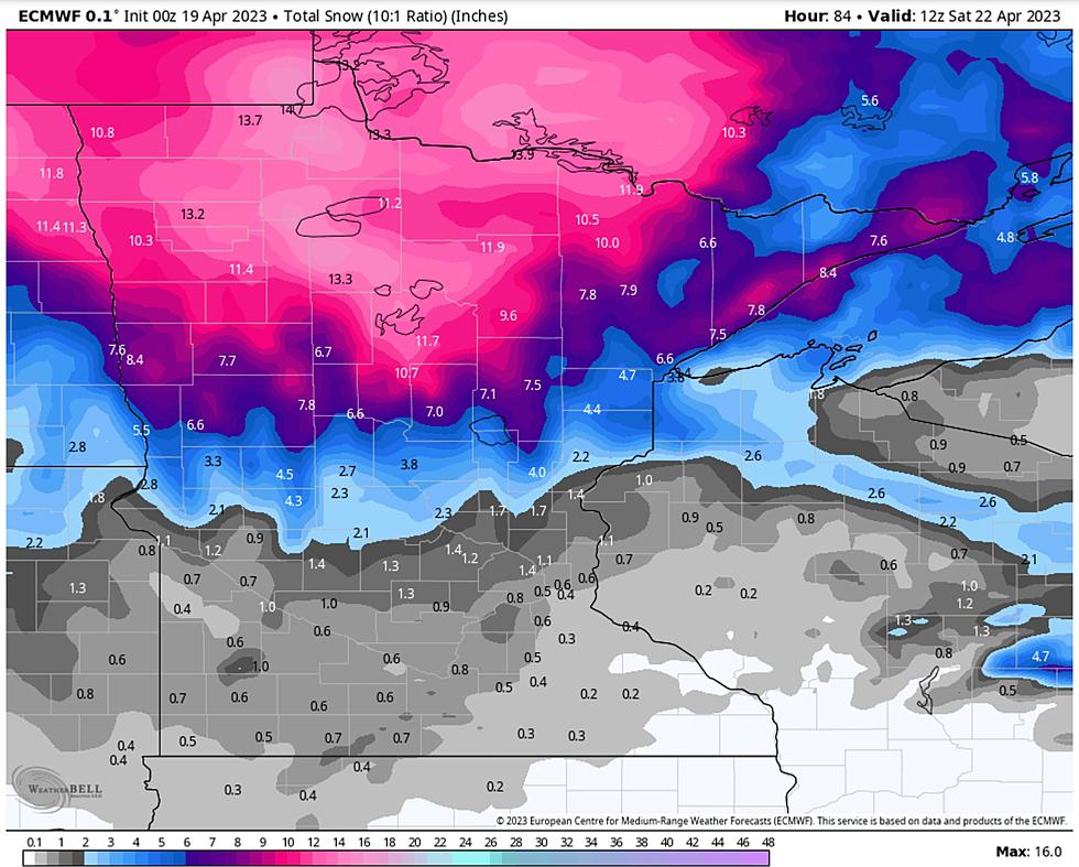 New All-Time Winter Snowfall Record Likely for Twin Ports as Icy Mix Ends as Snow