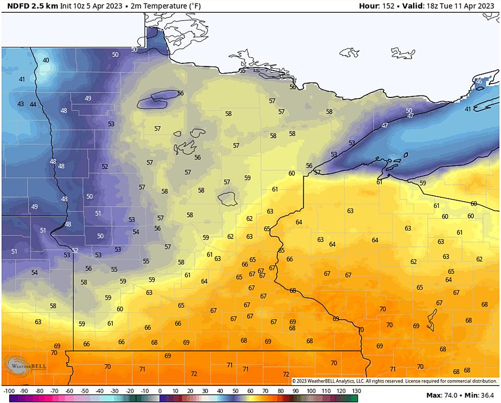 Near 60F Next Tuesday &#8211; Could This Be the Last Big Spasm of Winter?
