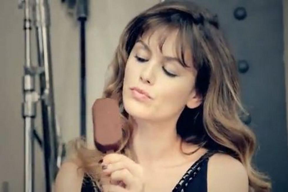 Rachel Bilson Likes Ice Cream in New Commercial [VIDEO]