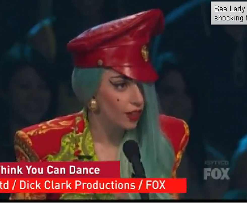 Lady Gaga Cries On So You Think You Can Dance