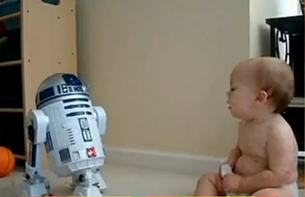 Baby Has New Best Friend In R2D2