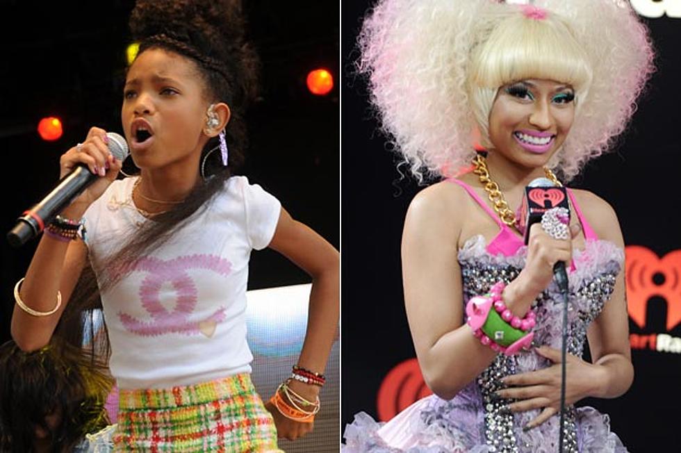 Nicki Minaj and Willow Smith Shoot Video for ‘Fireball’