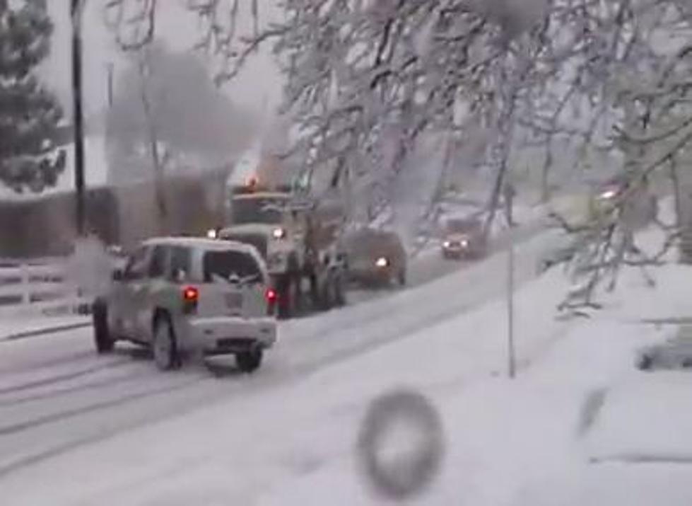 Snowstorm in Utah Causes Multiple Car Wrecks on One Road [VIDEO]