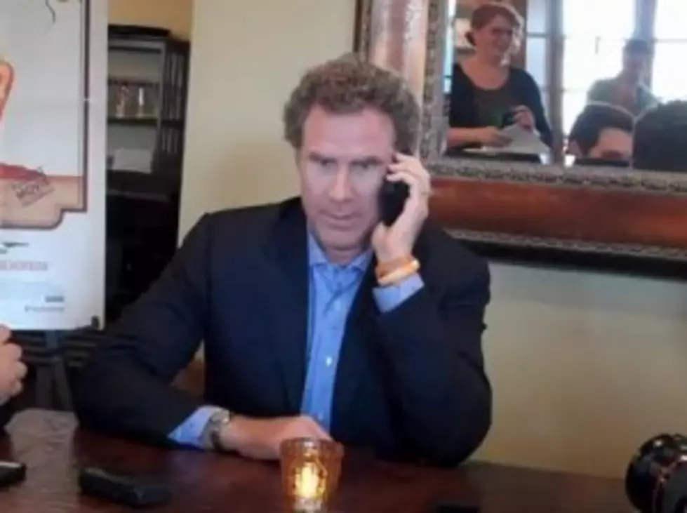 Will Ferrell Answers a Reporters Cell Phone During an Interview [VIDEO]