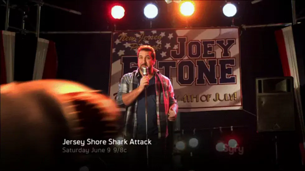 See Joey Fatone get Eaten Alive by a Shark in 'Jersey Shore Shark Attack'  [VIDEO]