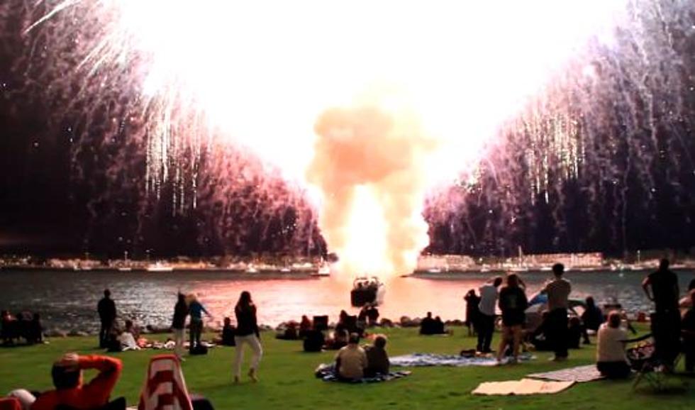 Close Up View of San Diego Fireworks Blunder [VIDEO]