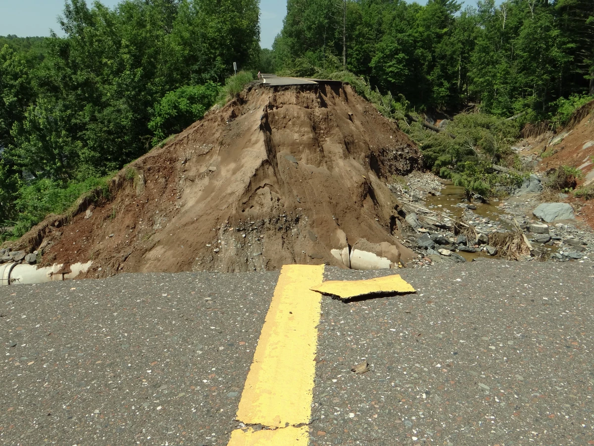 FloodDamaged Highway 210 in Jay Cooke to Reopen Early October