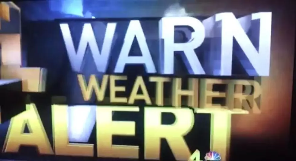 Freaky Weather Alert On T.V. In Nashville [VIDEO]