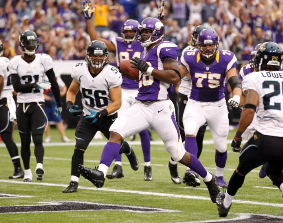 Adrian Peterson and the Minnesota Vikings Beat the Jacksonville Jaguars in the 2012 Home Opener – Game Bullets
