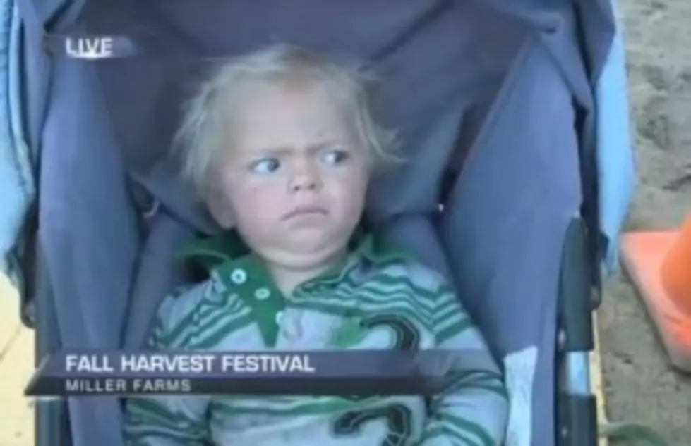 Reporter Makes Baby Cry With His Extreme Douchiness [VIDEO]