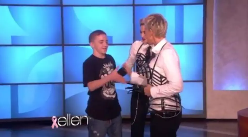 Madonna and Her Son Rocco Make an Appearance On Ellen [VIDEO]