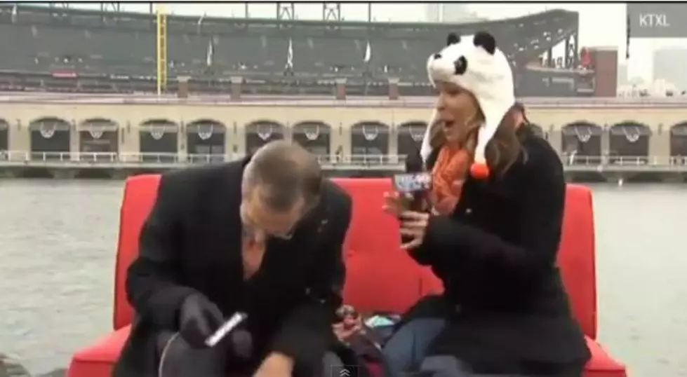 Bird Poops on Anchor During Live Broadcast [VIDEO]