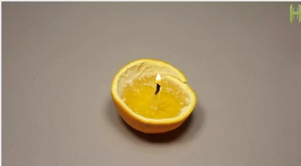 Who Needs Candles Light an Orange for That Nice Citrus Scent [VIDEO]