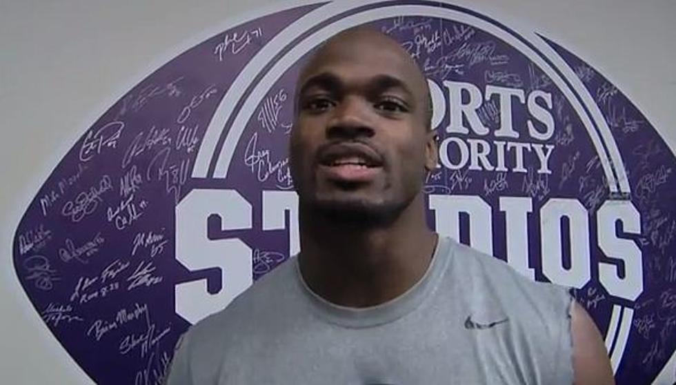 Adrian Peterson Wishes Ricky Rubio Congratulations on Coming Back From His ACL Injury [VIDEO]
