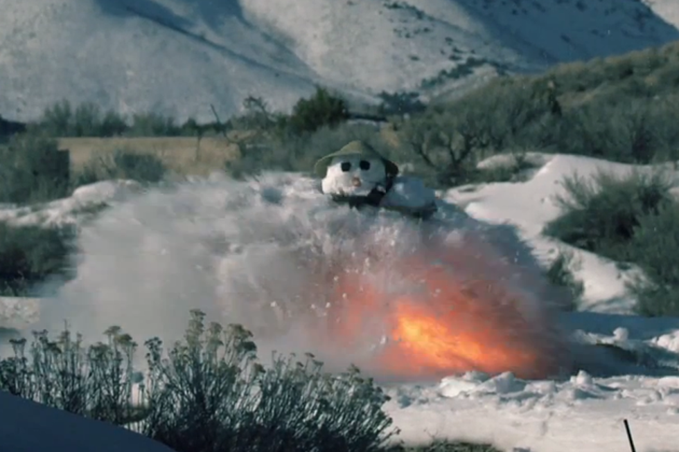 Angry Russian Is Just As Frustrated With Winter as You Are And Sets Out to Destroy It With Explosions and Weapons In This Awesome Video