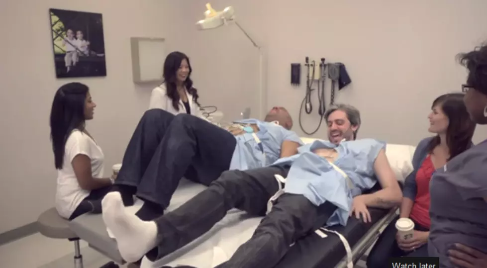 Two Guys Volunteer to Get an Idea of What it is Like to Be in Labor [VIDEO]
