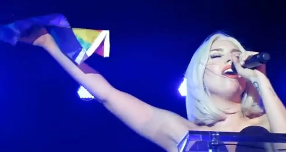 Lady Gaga Sings National Anthem at Gay Pride in New York City and Puts her Own Spin on the Lyrics [VIDEO]