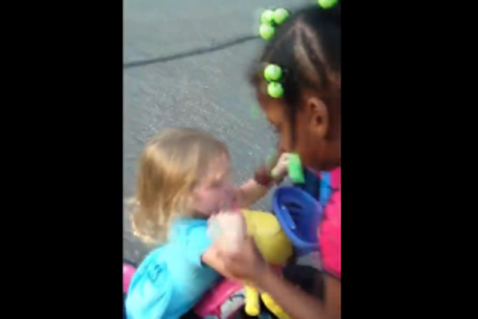 Shocking Video Posted to Facebook Shows Kids and a Preteen Bullying a Toddler [VIDEO]