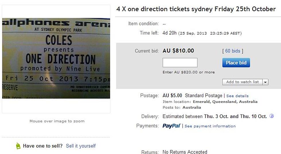 Angry Mom Selling Daughter’s One Direction Tickets on eBay