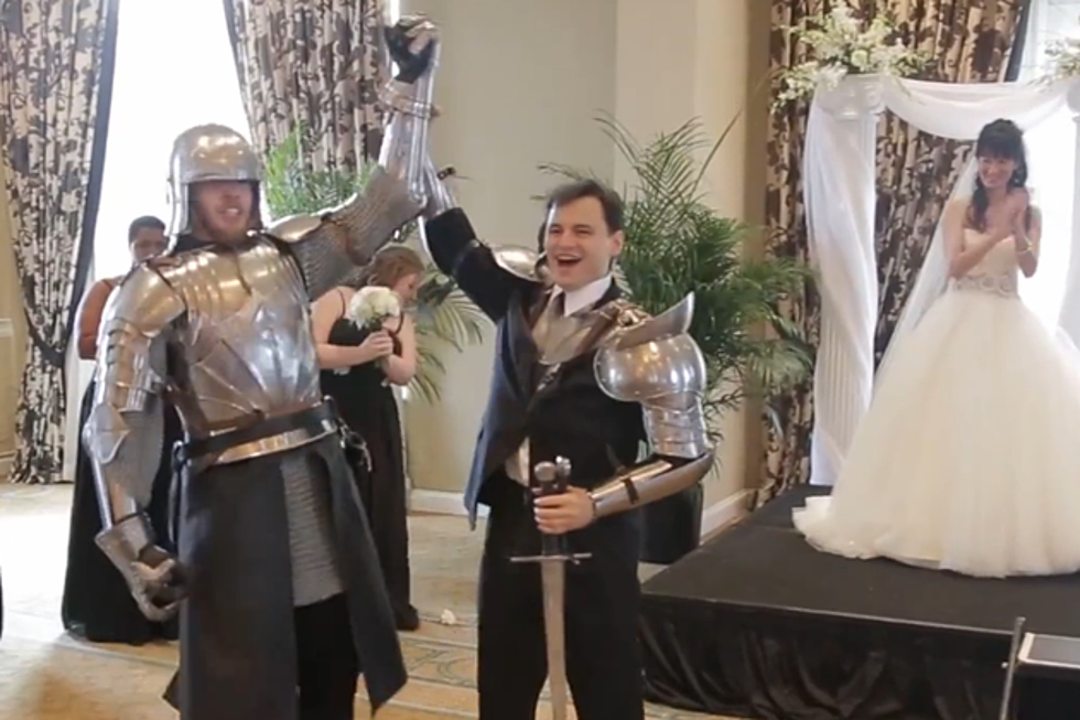Batman, Ninjas, And Knights Crash Wedding [VIDEO]